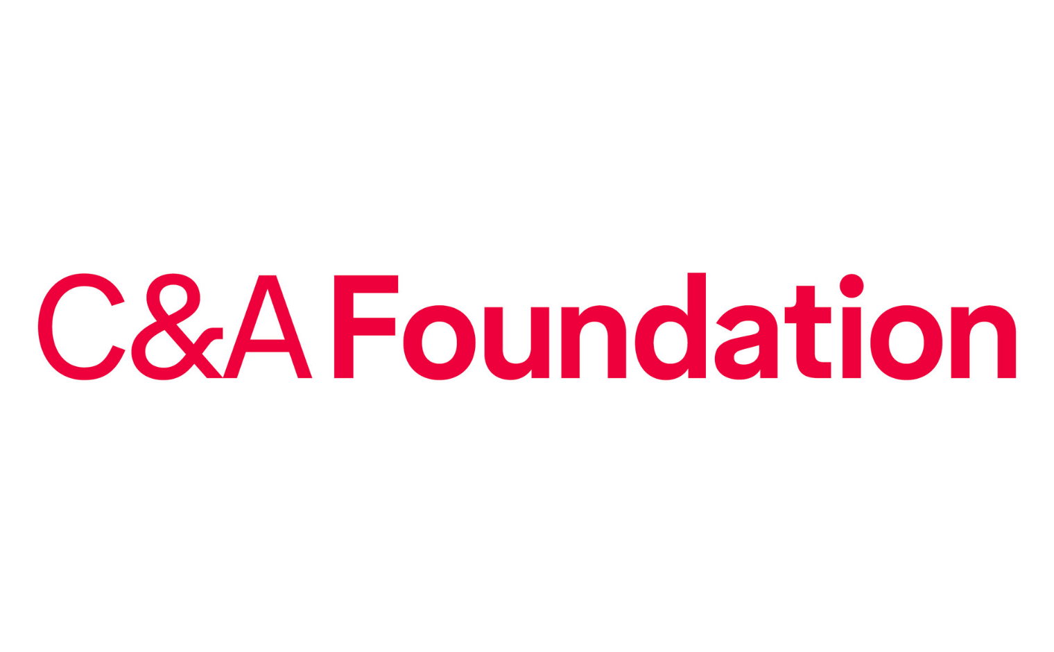 Logo van de C&A Foundation. Binnenkort gaat de C&A Foundation op in de Laudes Foundation.