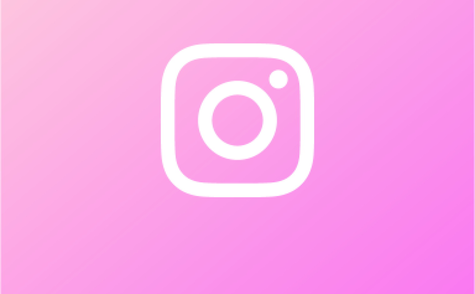 Het logo van Instagram in een roze tegel.