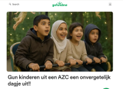 Inzamelingsactie voor uitje azc-kinderen levert ruim anderhalf ton op