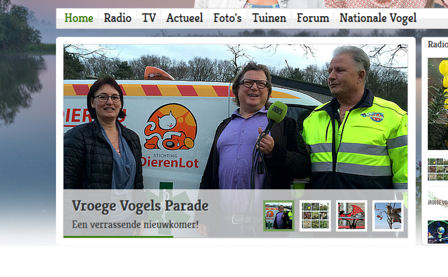 Jan Krol - Stichting DierenLot (midden)
