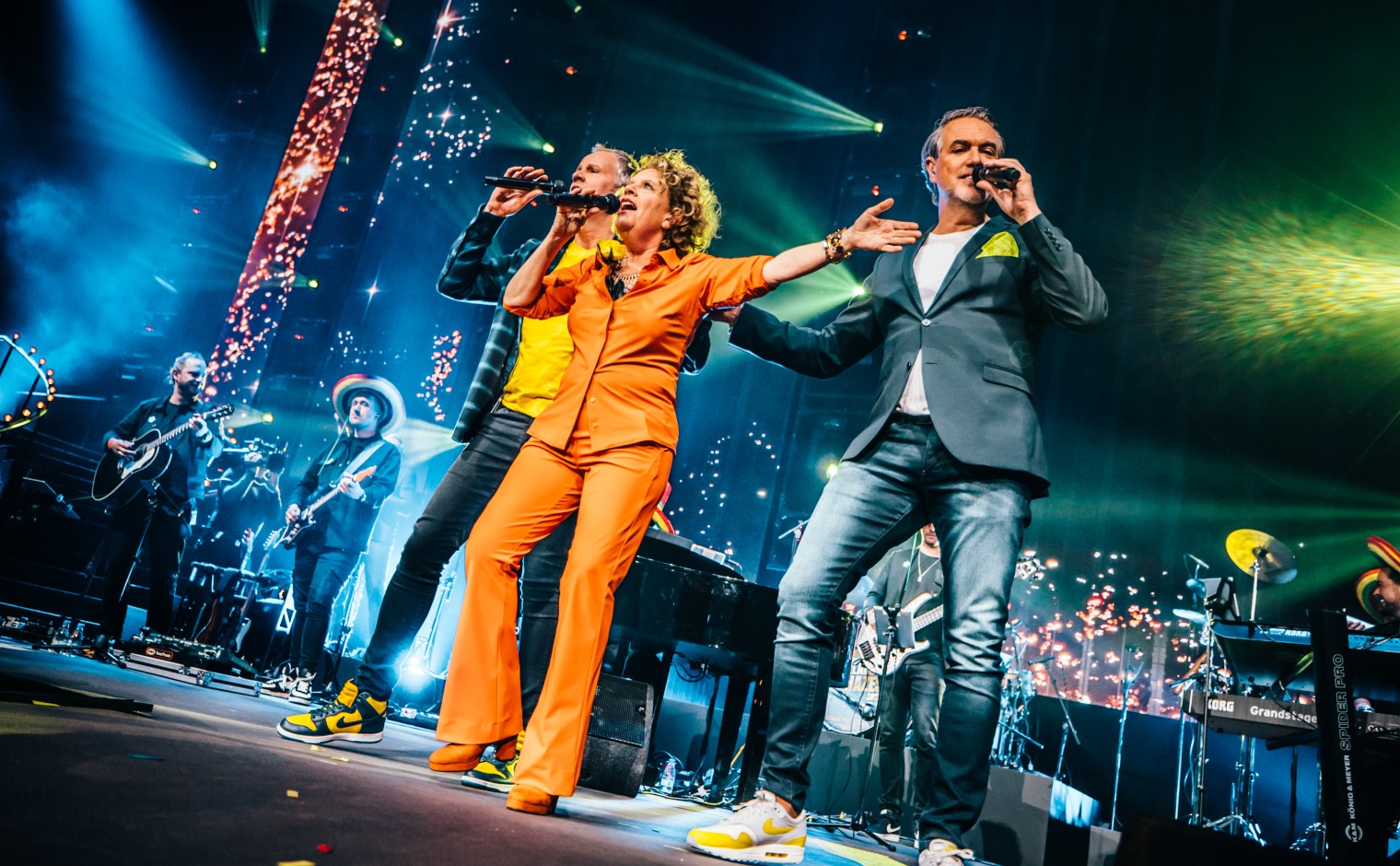 Bij de Herinneringen Top 50 van Alzheimer Nederland in de Ziggo Dome traden onder andere Brigitte Kaandorp en Veldhuis en Kemper op.