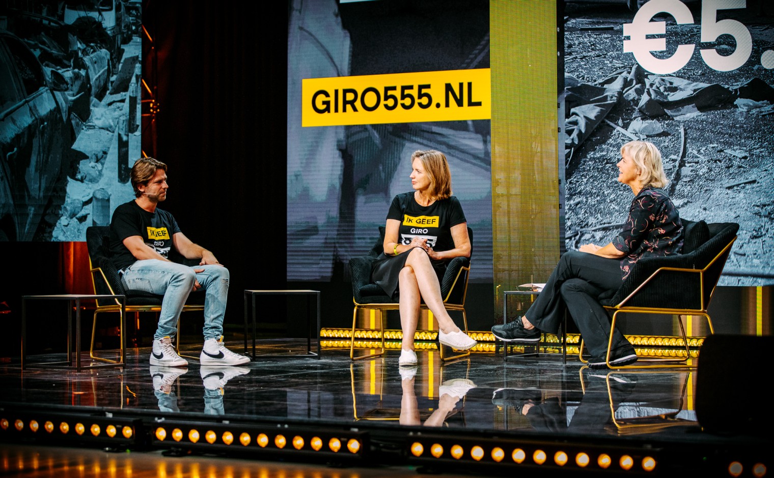Tijdens de actie voor Beiroet werd een online programma gepresenteerd. Een kijkje achter de schermen.