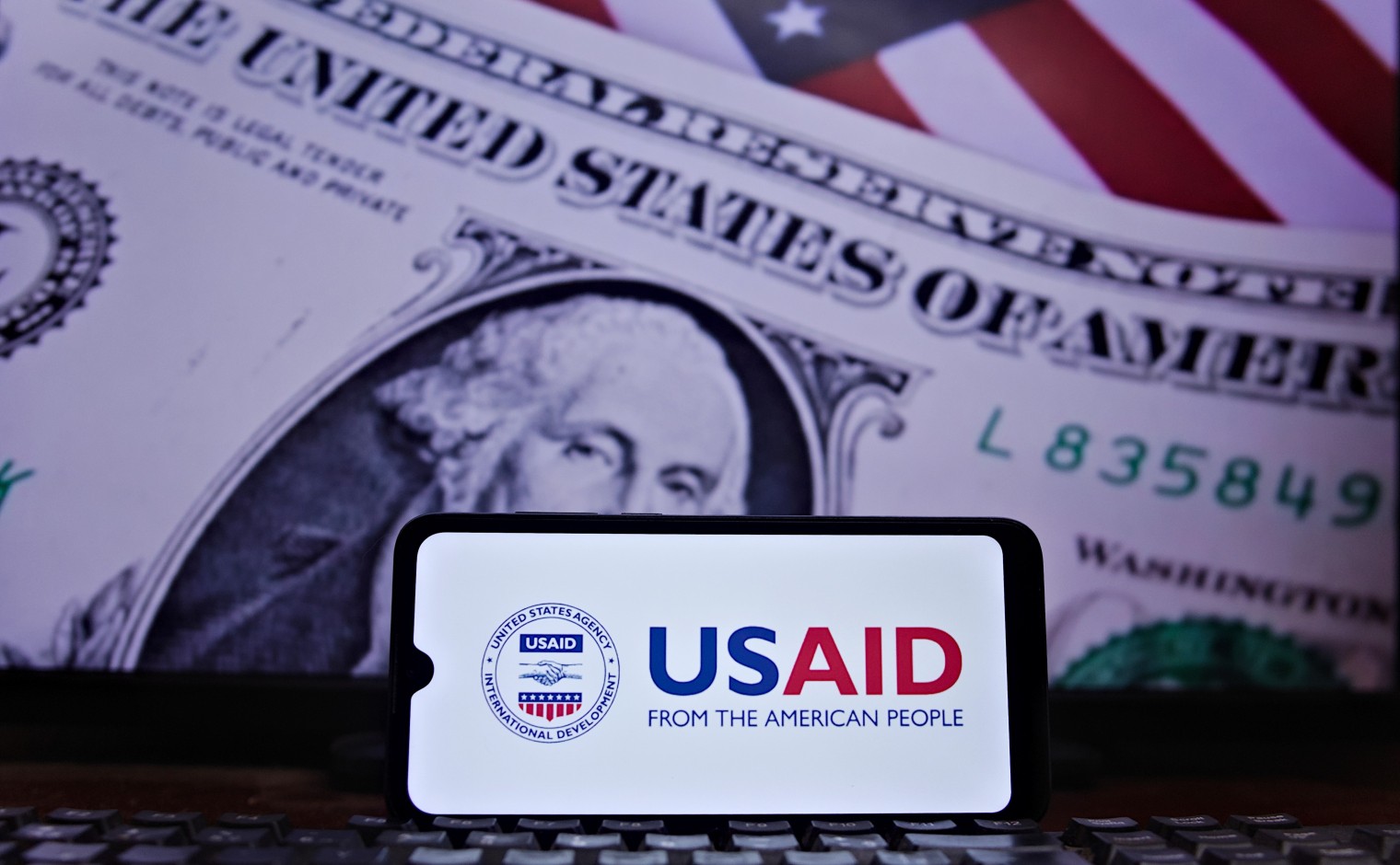 Logo van USAID.