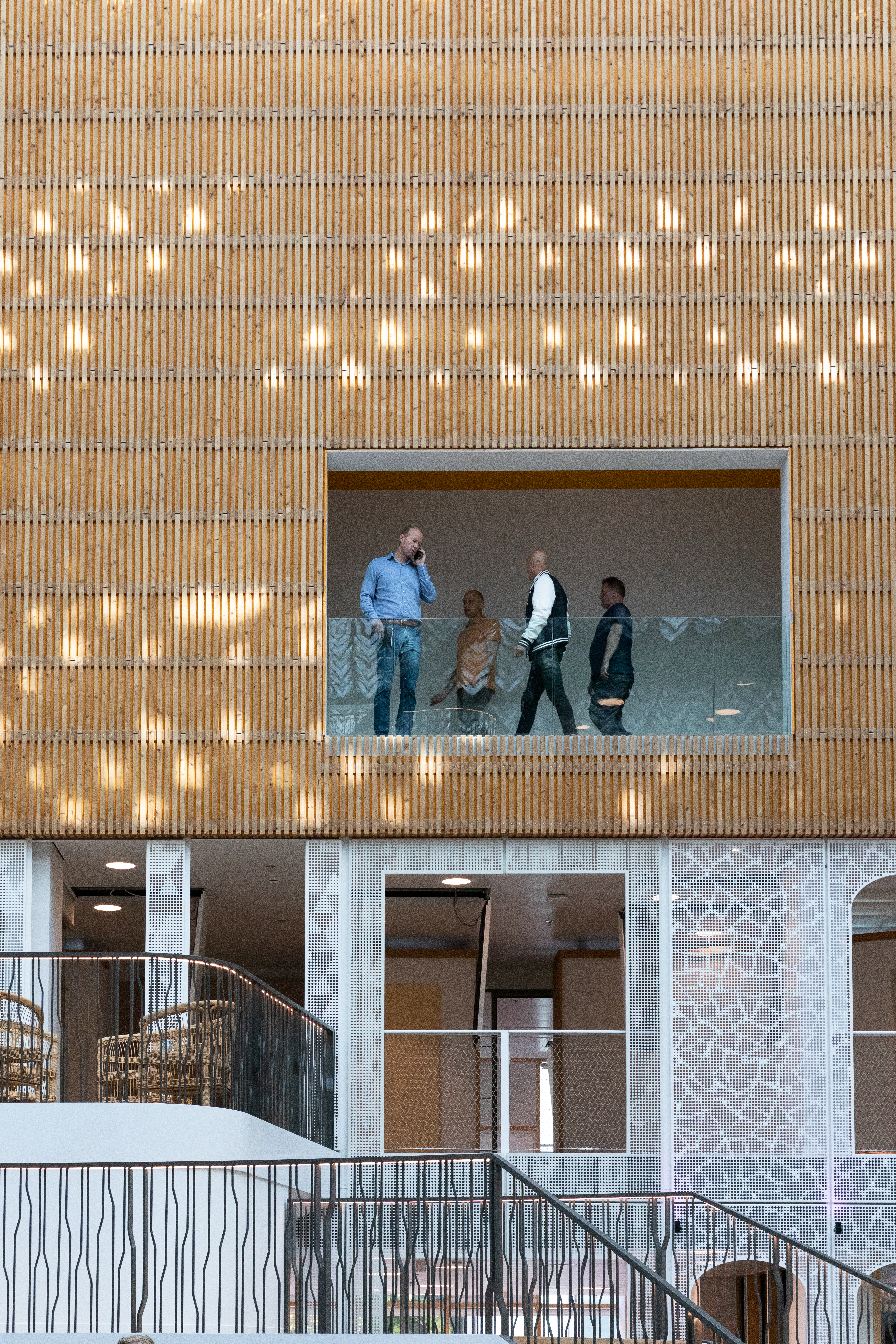 Atrium van het kantoor van de Goede Doelen Loterijen.