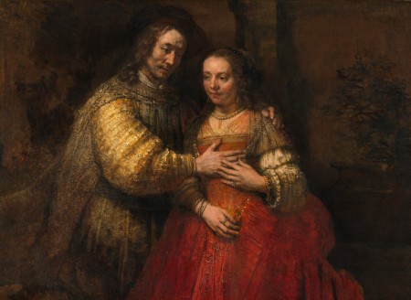 Schilderij Het Joodse Bruidje, van Rembrandt