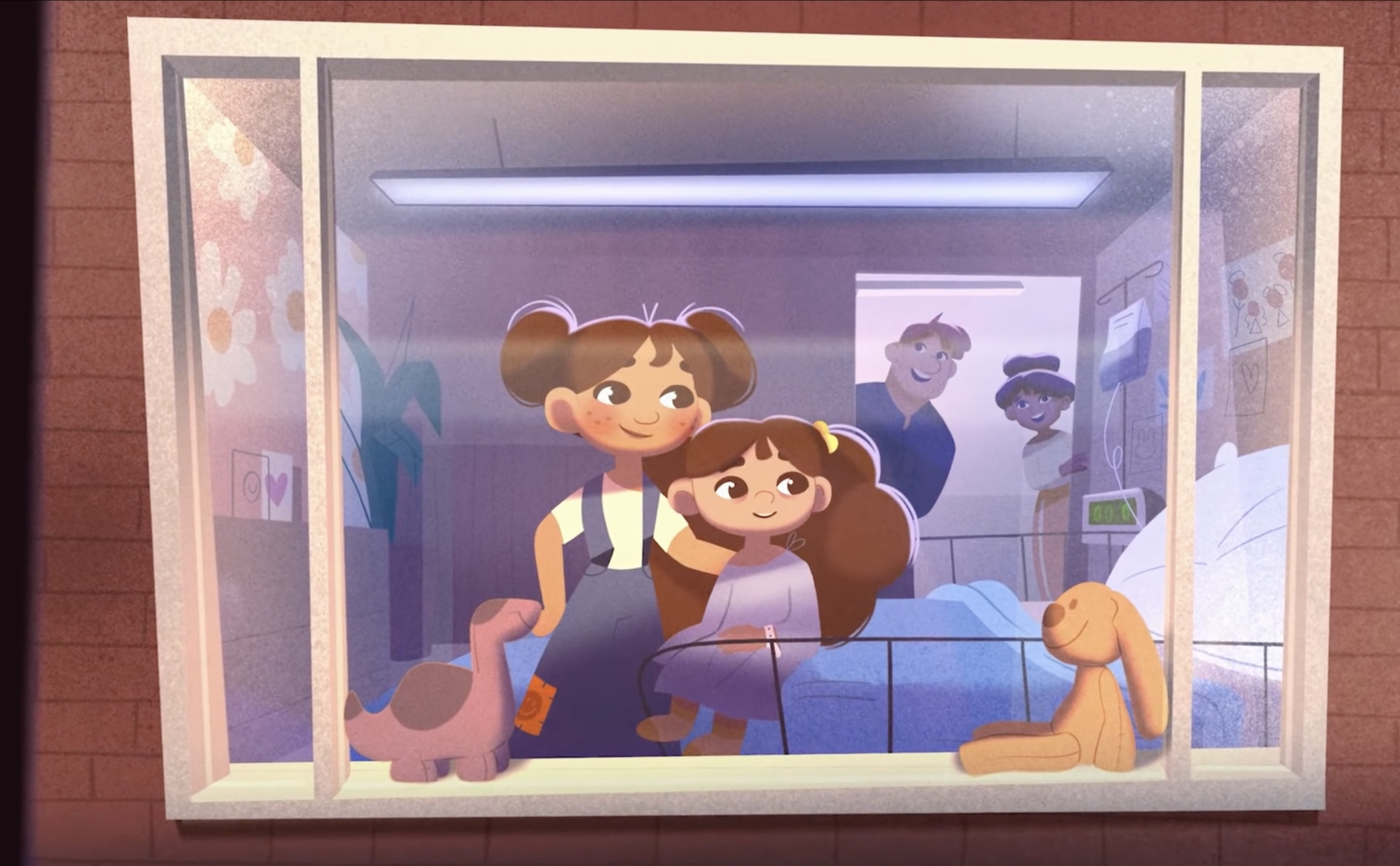 Still uit de reclame van Ronald McDonald Kinderfonds, winnaar van de Gouden Loeki voor goede doelen 2025.