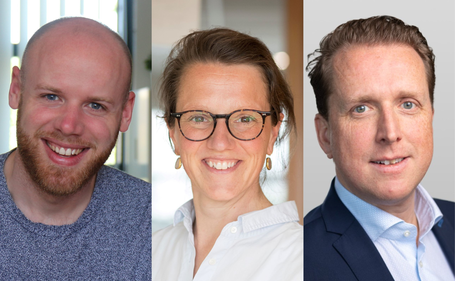 Maarten de Bruijn, Marike Broekman en Barry Jager.