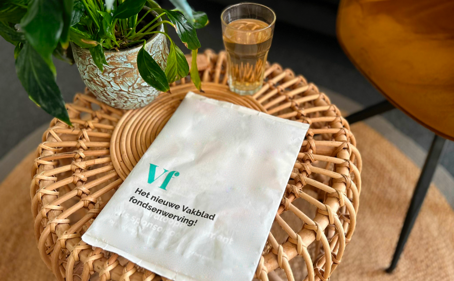 Vakblad fondsenwerving verpakt in Biosiel ®