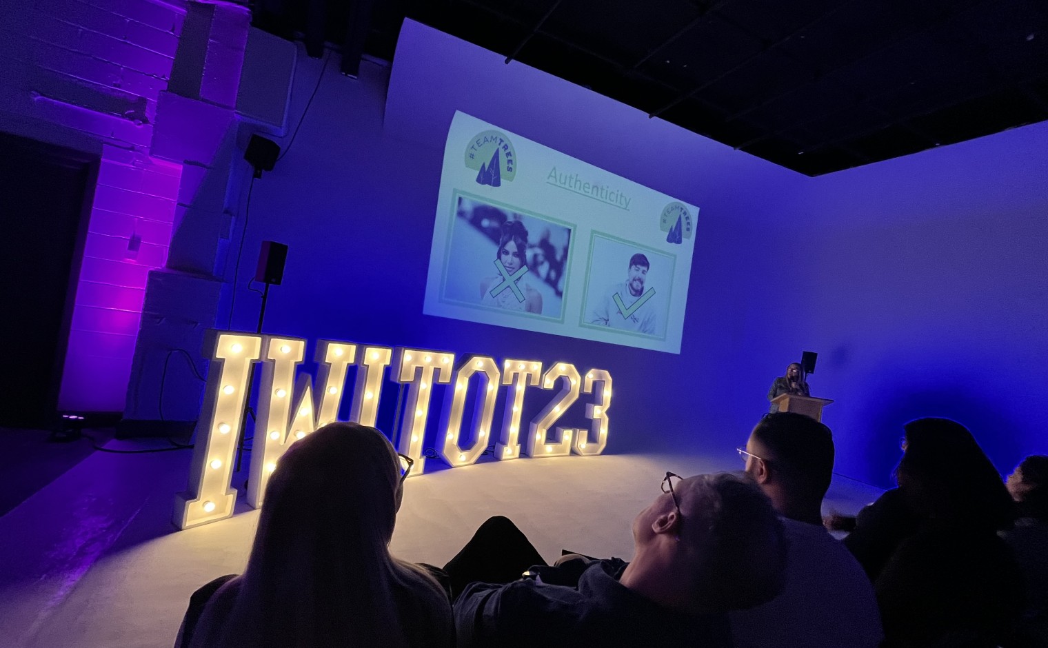 Het podium van IWITOT, editie 2023.