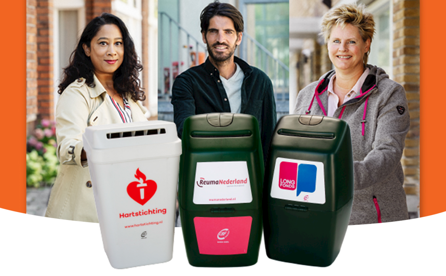 Hartstichting, ReumaNederland en Longfonds gaan samen langs de deuren voor een inhaalcollecte van 12 t/m 24 oktober 2020.