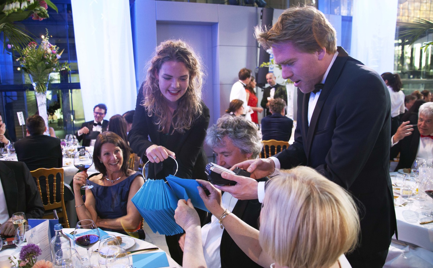 Ambassadeur Sjoerd van Ramshorst was bij het Wish Ball aanwezig.
