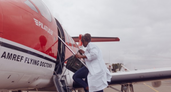 (C) Amref Flying Doctors