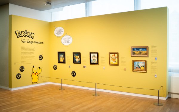 Pokemon in het Van Gogh