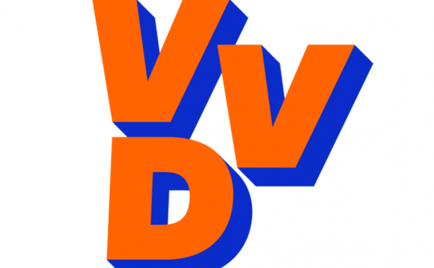 Het logo van de VVD.