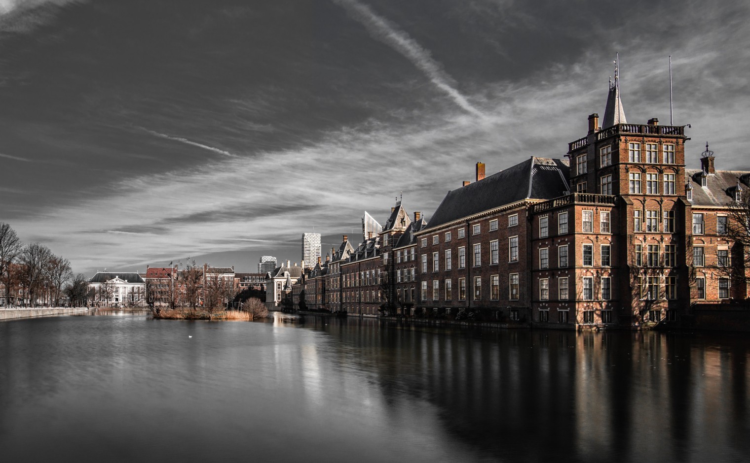 De Hofvijver in Den Haag.
