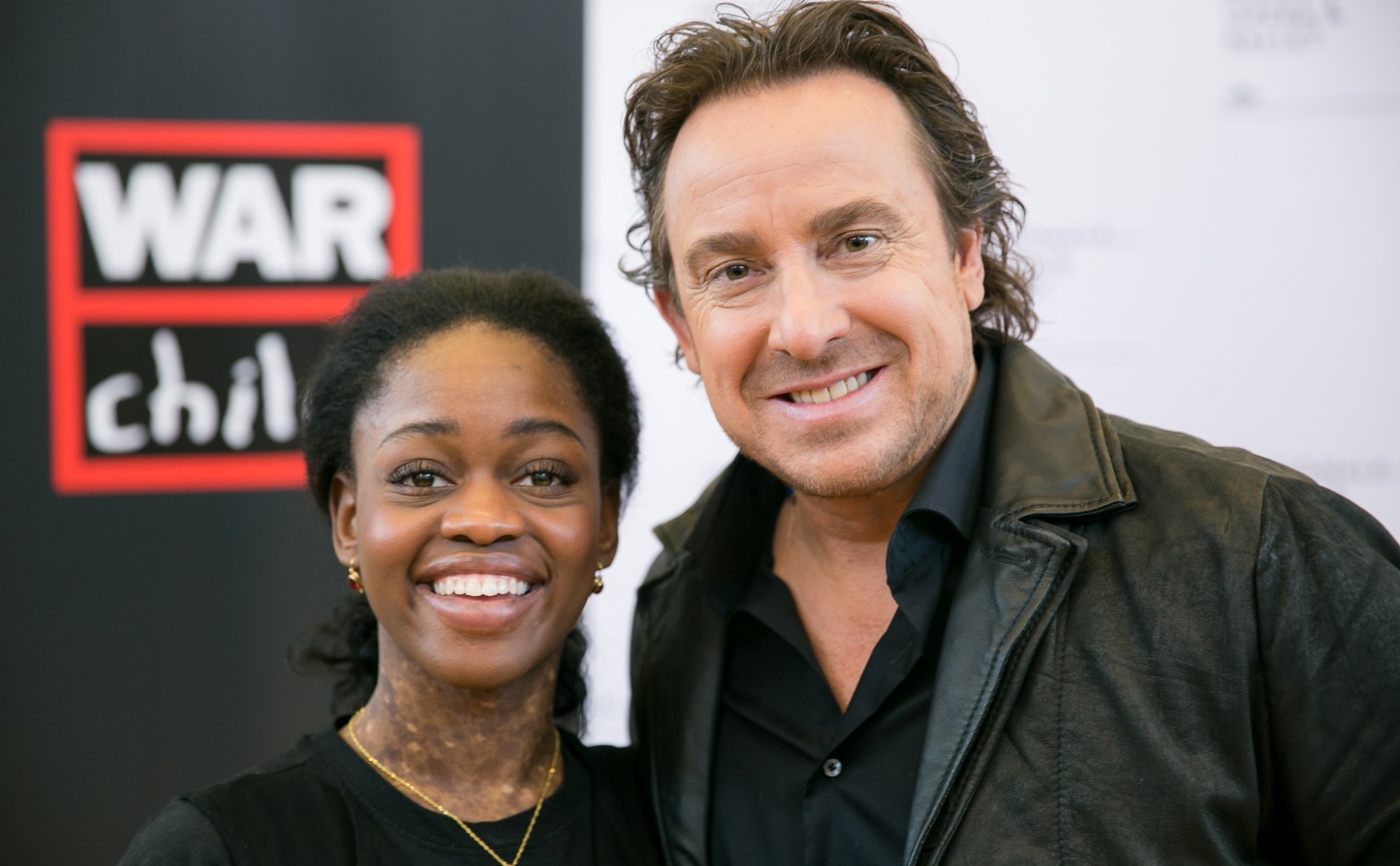 Balletdanseres Michaela DePrince samen met War Child ambassadeur Marco Borsato