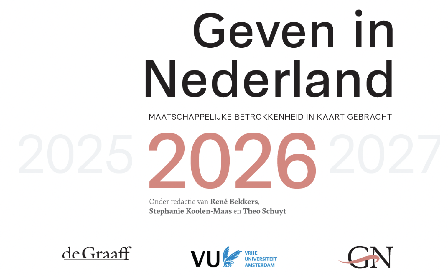 Coverbeeld van het onderzoek Geven in Nederland 2026.