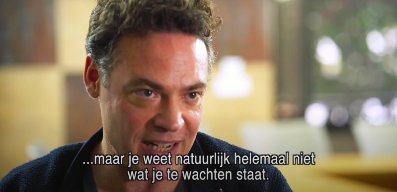 Fedja van Huet, still uit video voor Liliane Fonds