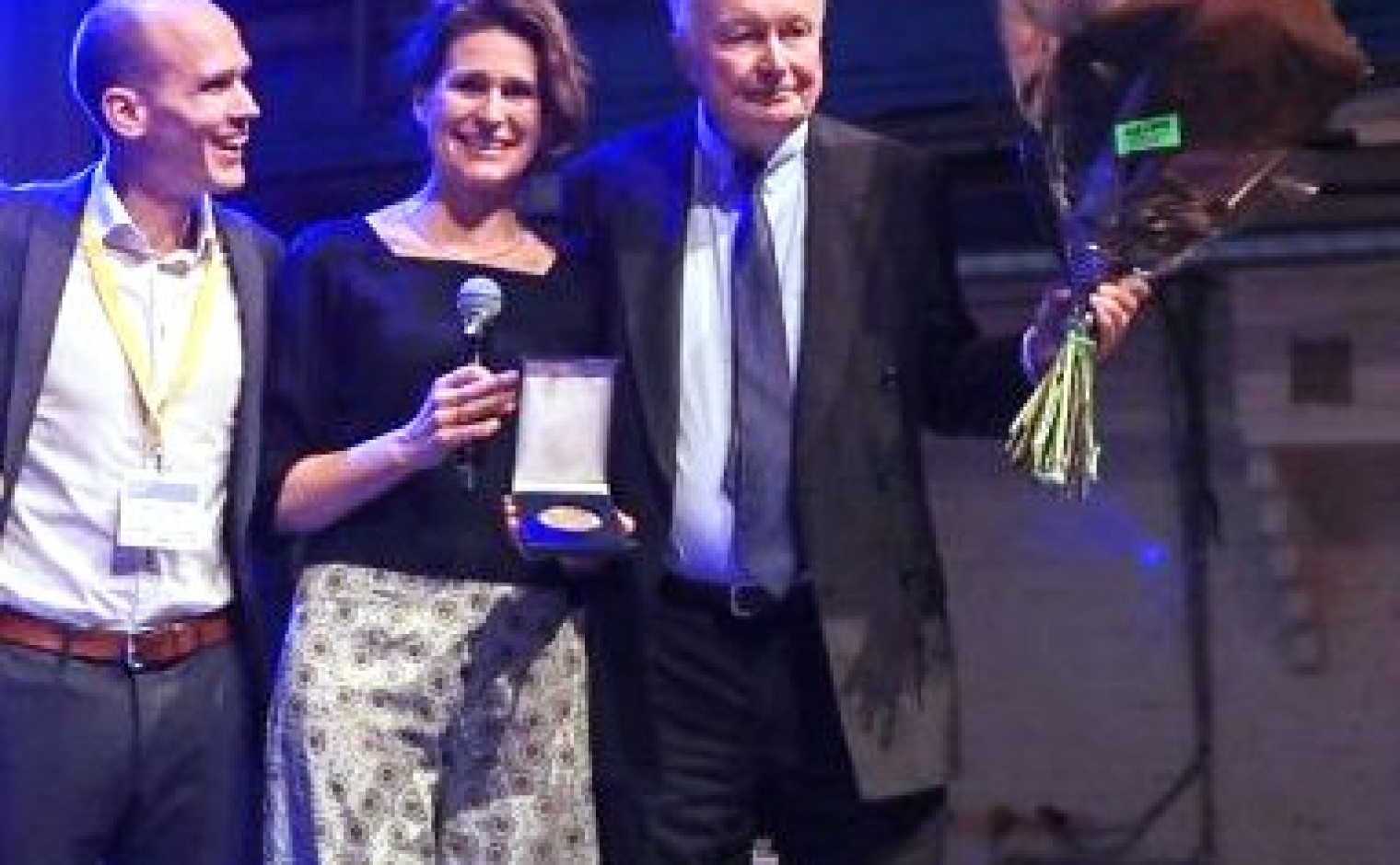 Johan van Mil, Diana Janssen (directeur DDMA) en Carel Rog (vlnr).
