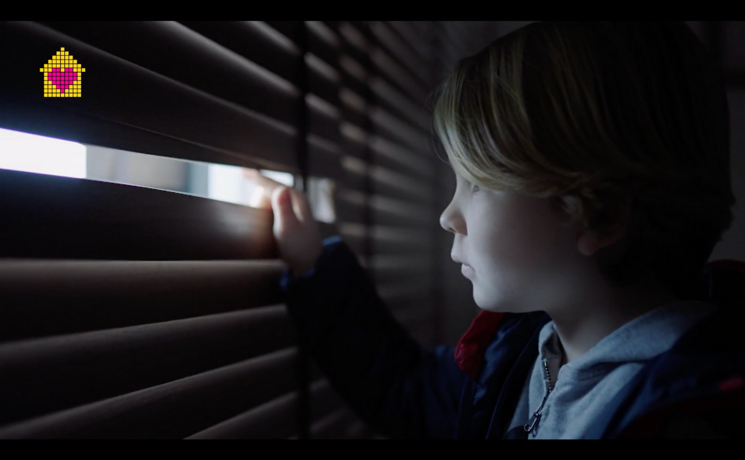 Still uit de reclame van het Vergeten Kind & WWAV, genomineerd voor een Ster Gouden Loeki 2022.