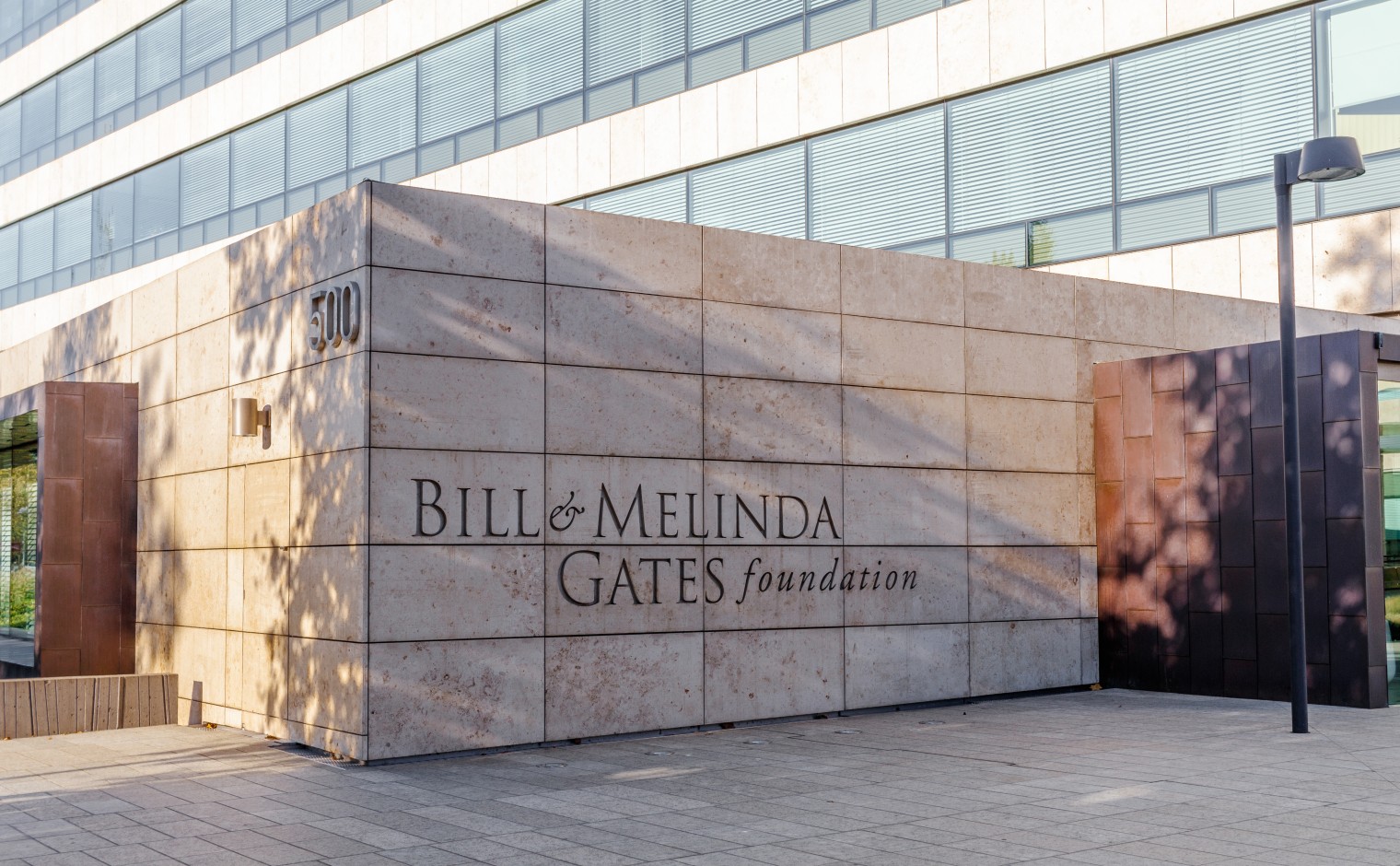 Het kantoor van de Bill & Melinda Gates Foundation in Seattle (VS)