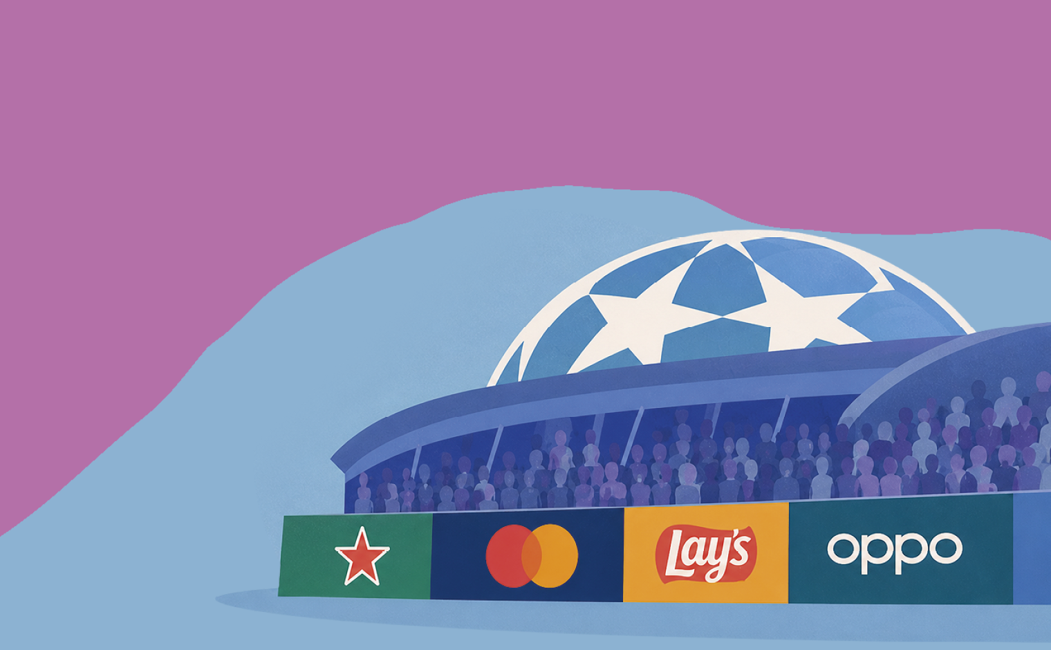 Sponsoring van de Champions League, beeld ter illustratie