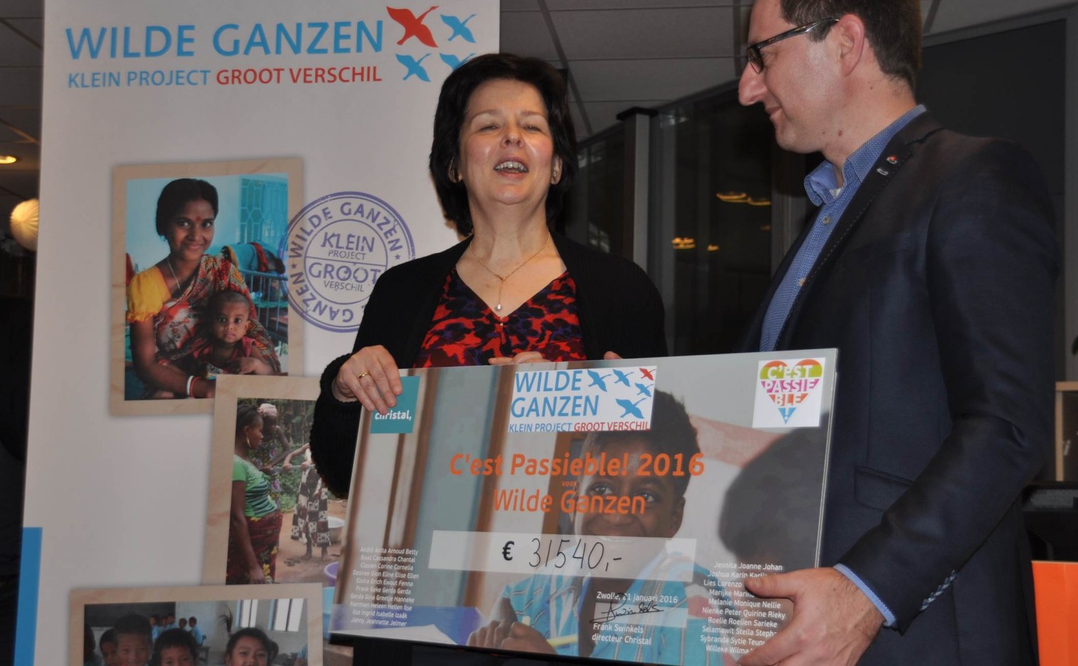 Tineke Huizinga en Frank Swinkels