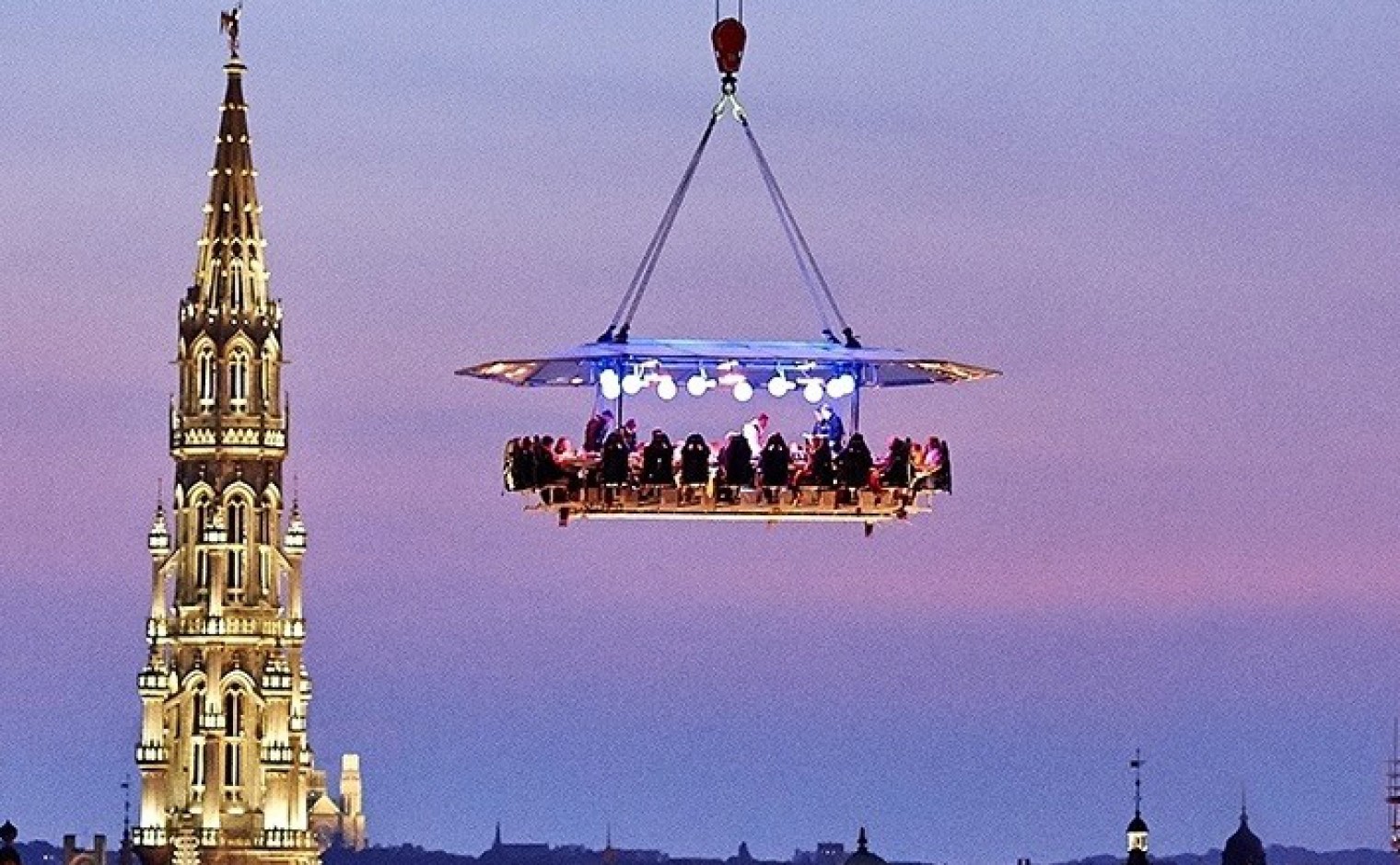 Dinner at the Sky.