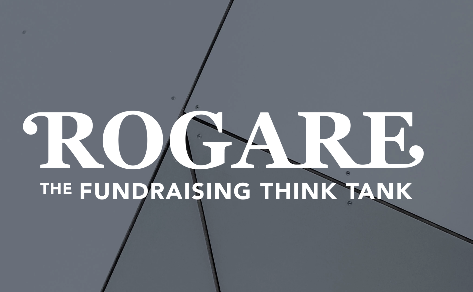 Logo van fondsenwerversdenktank Rogare.