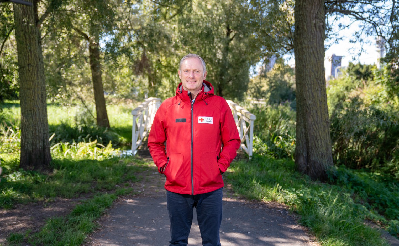 Harm Goossens, algemeen directeur Nederlandse  Rode Kruis.