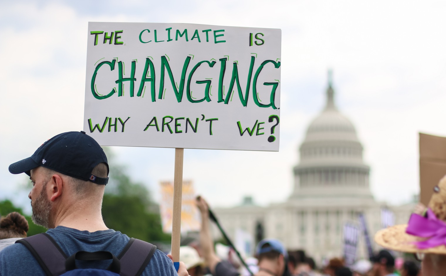 Klimaatprotest in Washington, US, 2017