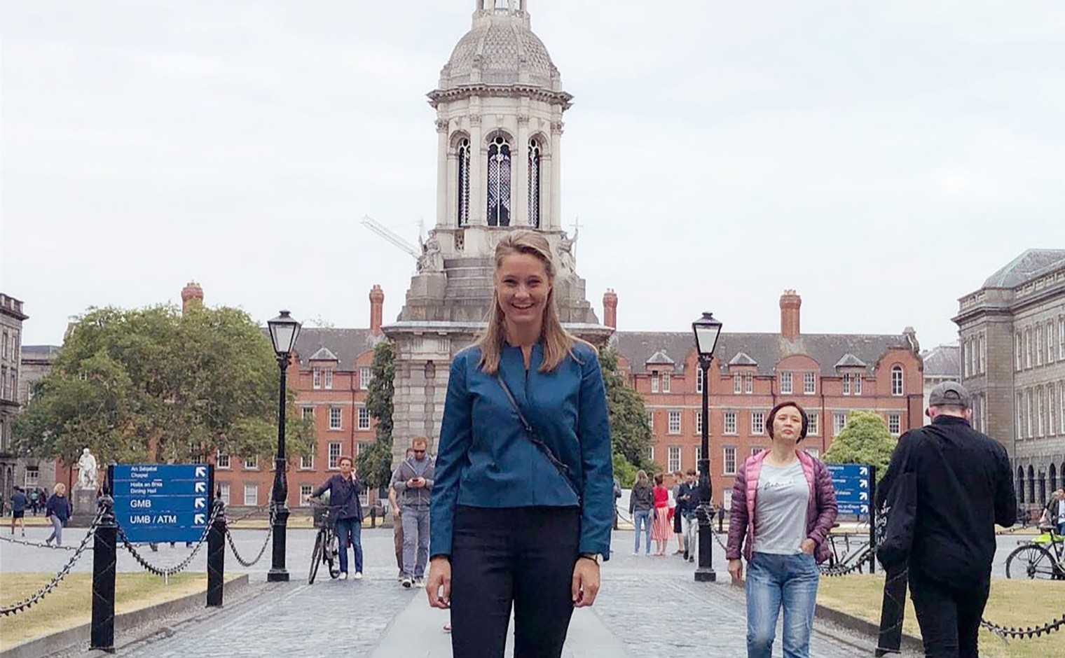 Emma Swaan in Dublin i.v.m. de Fundraising Summer School.