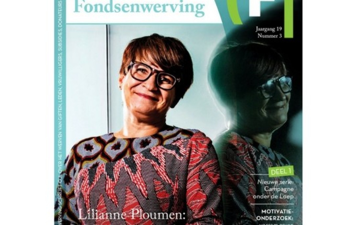 Lillian Ploumen op de cover van nummer 3, jaargang 19.