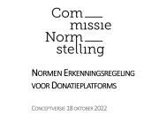 Commissie Normstelling start consultatie voor normenset donatieplatforms
