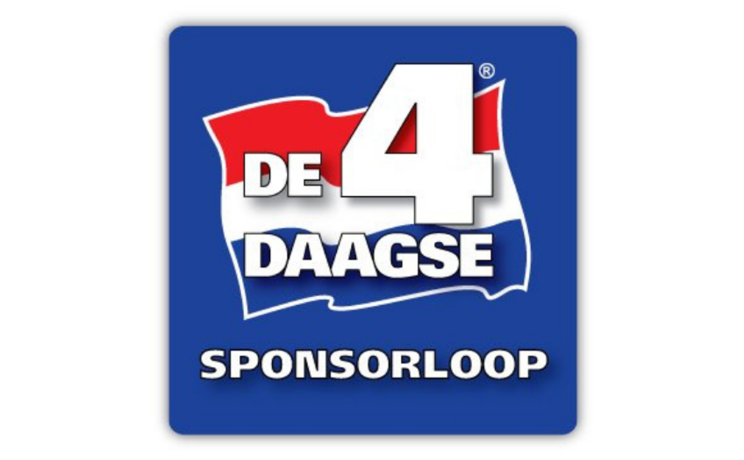 Logo van De 4Daagse Sponsorloop