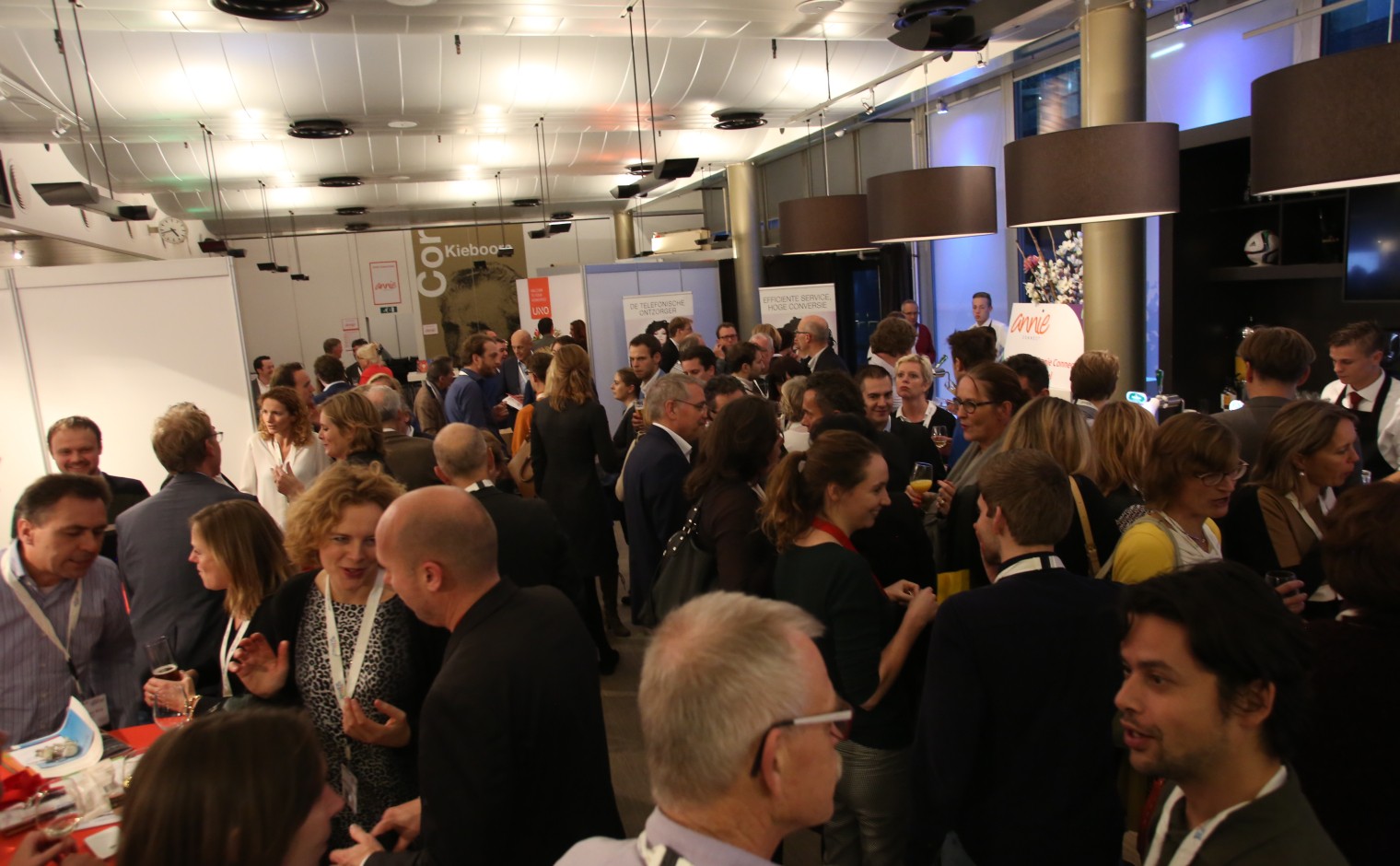 De netwerkborrel tijdens de Vakdag Fondsenwerving