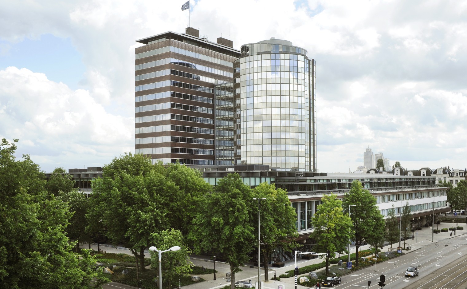 Het hoofdgebouw van De Nederlandsche Bank in Amsterdam.