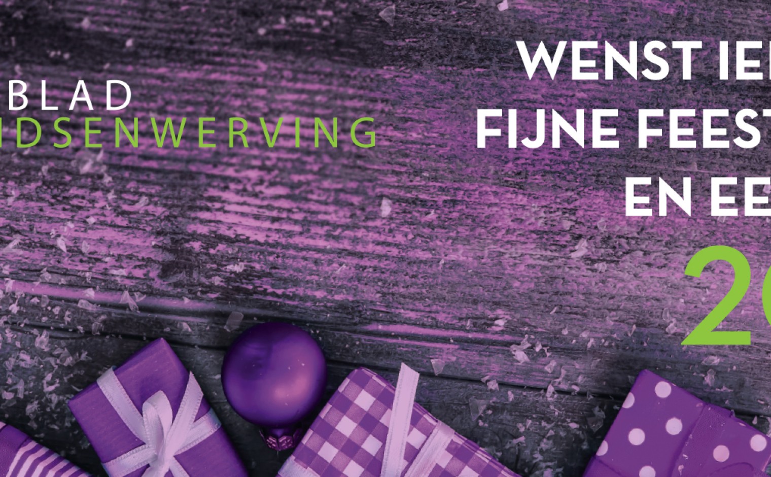 Vakblad Fondsenwerving wenst iedereen fijne feestdagen en een mooi 2017