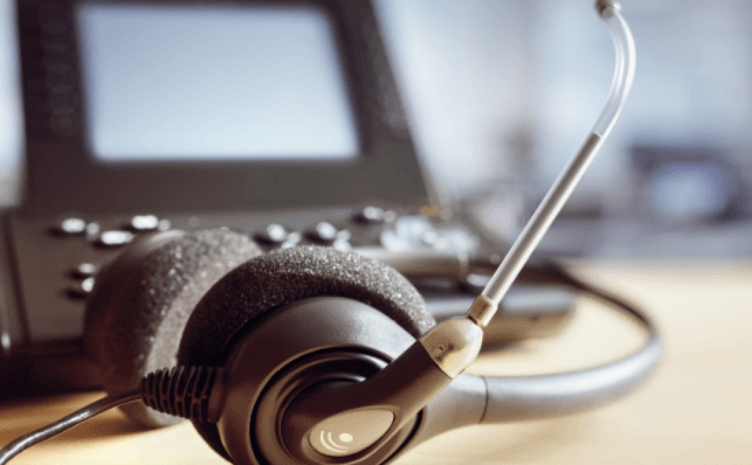 Telefoon met headset