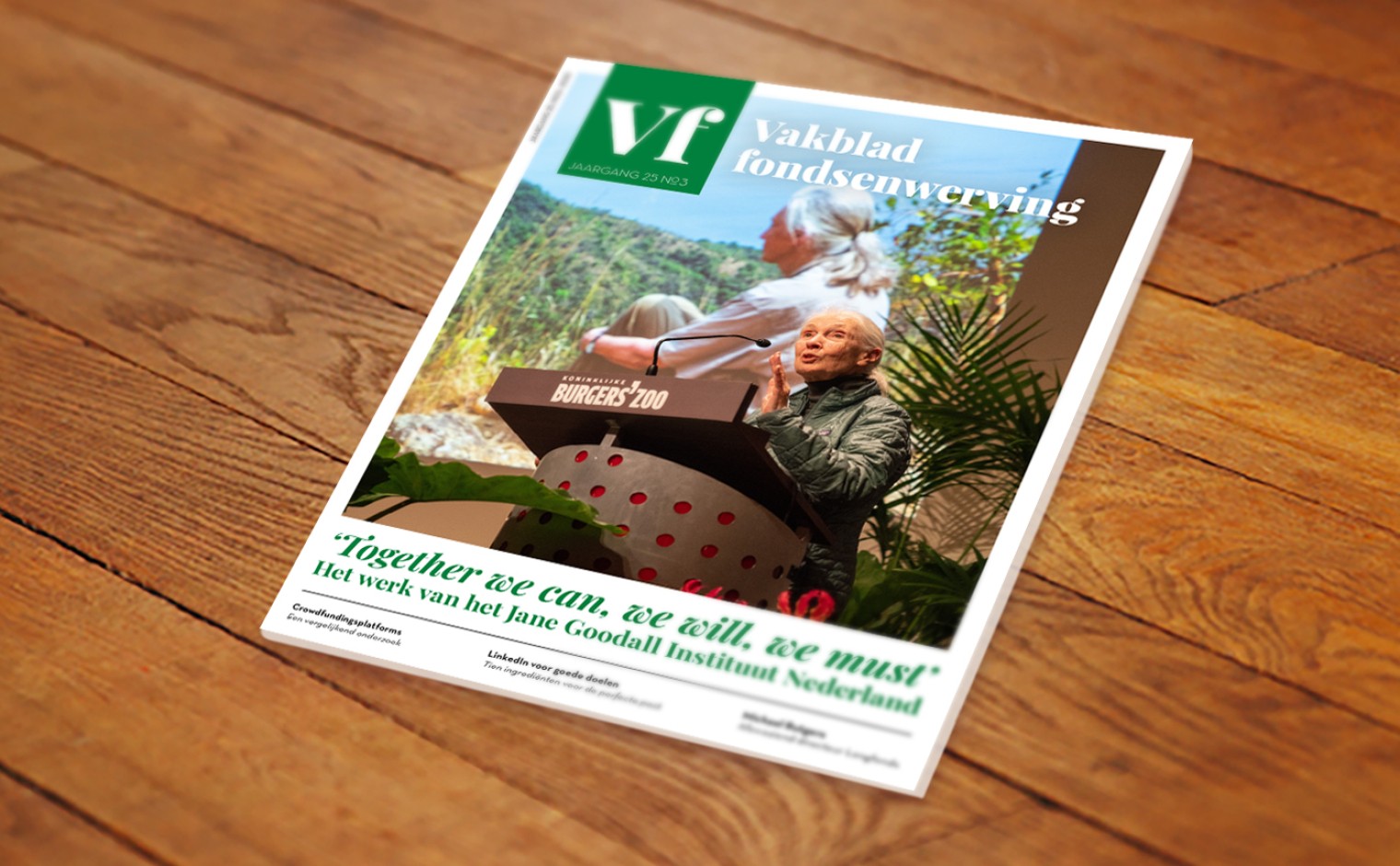 De cover van Vakblad fondsenwerving, jaargang 25, nummer 3.