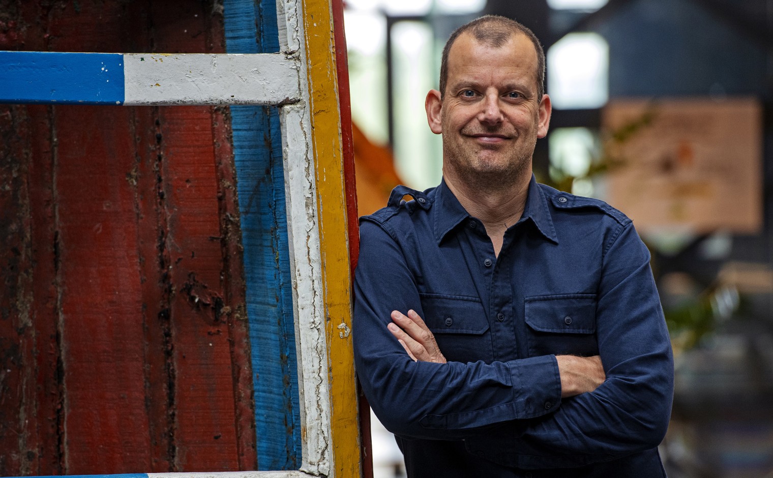 Andy Palmen, sinds juli 2021 de directeur van Greenpeace.