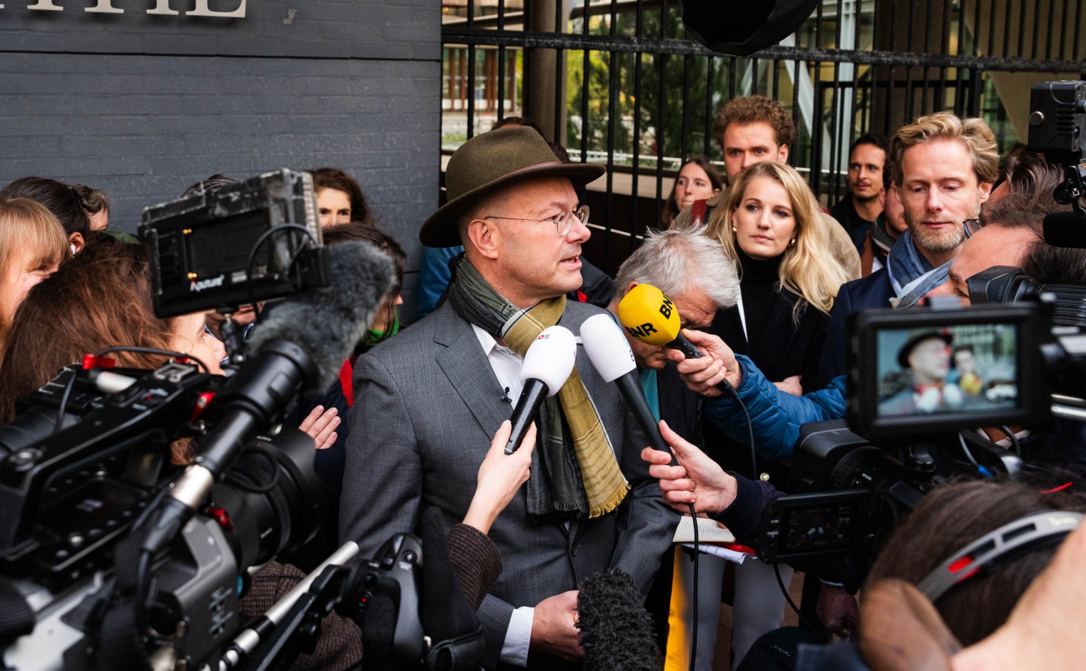 Donald Pols, directeur Milieudefensie, na de uitspraak in het hoger beroep in de eerste Klimaatzaak tegen Shell