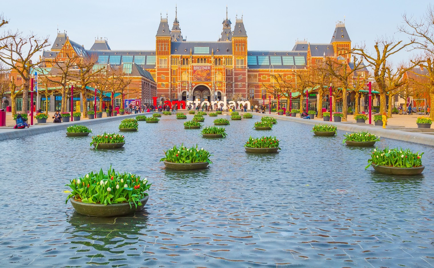 Het Rijksmuseum in Amsterdam.