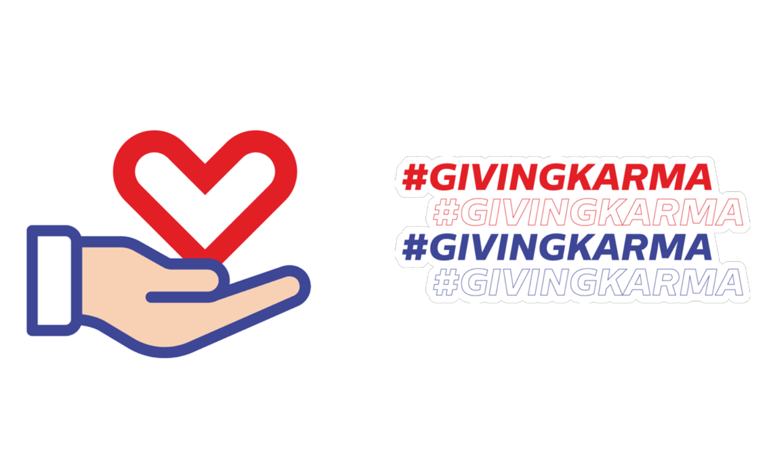 Een paar gifjes/stickers van GivingTuesday die gebruikt kunnen worden op TikTok en Instagram.