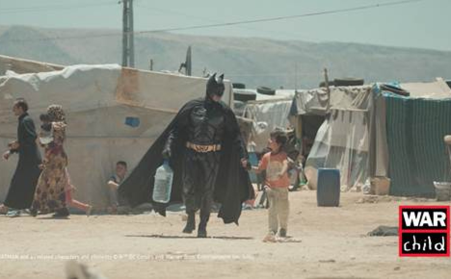 Een still uit de Batman-film van WarChild