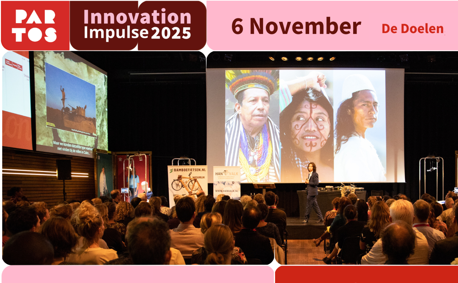 Aankondiging van Innovation Impulse Festival, georganiseerd door Partos