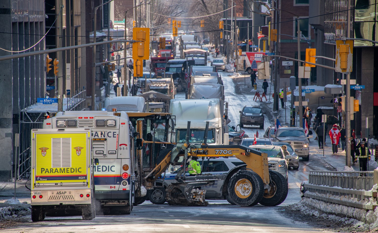 Truckers Protest in Ottawa, Canada