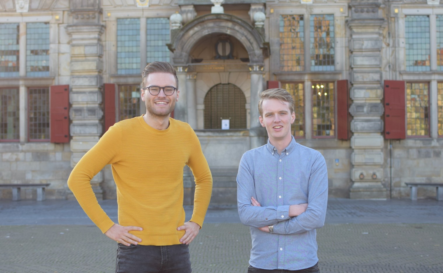 Tom (links) en Dennis.