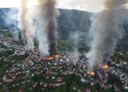Kantoor Save the Children verwoest na brandstichting regeringsleger Myanmar