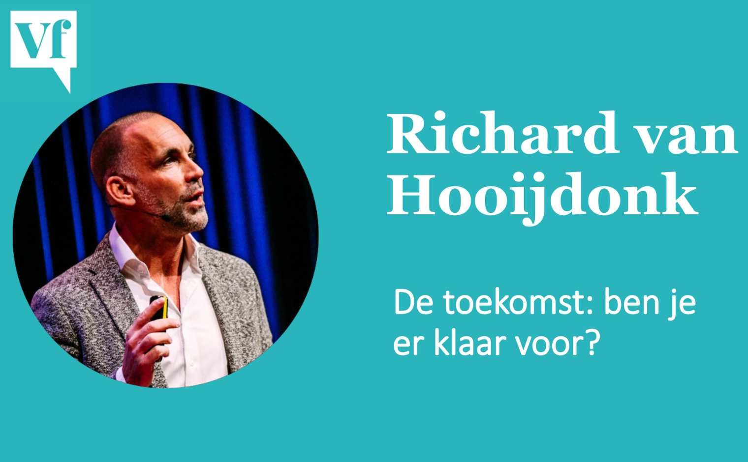 Richard van Hooijdonk opende de Vakdag 2024.